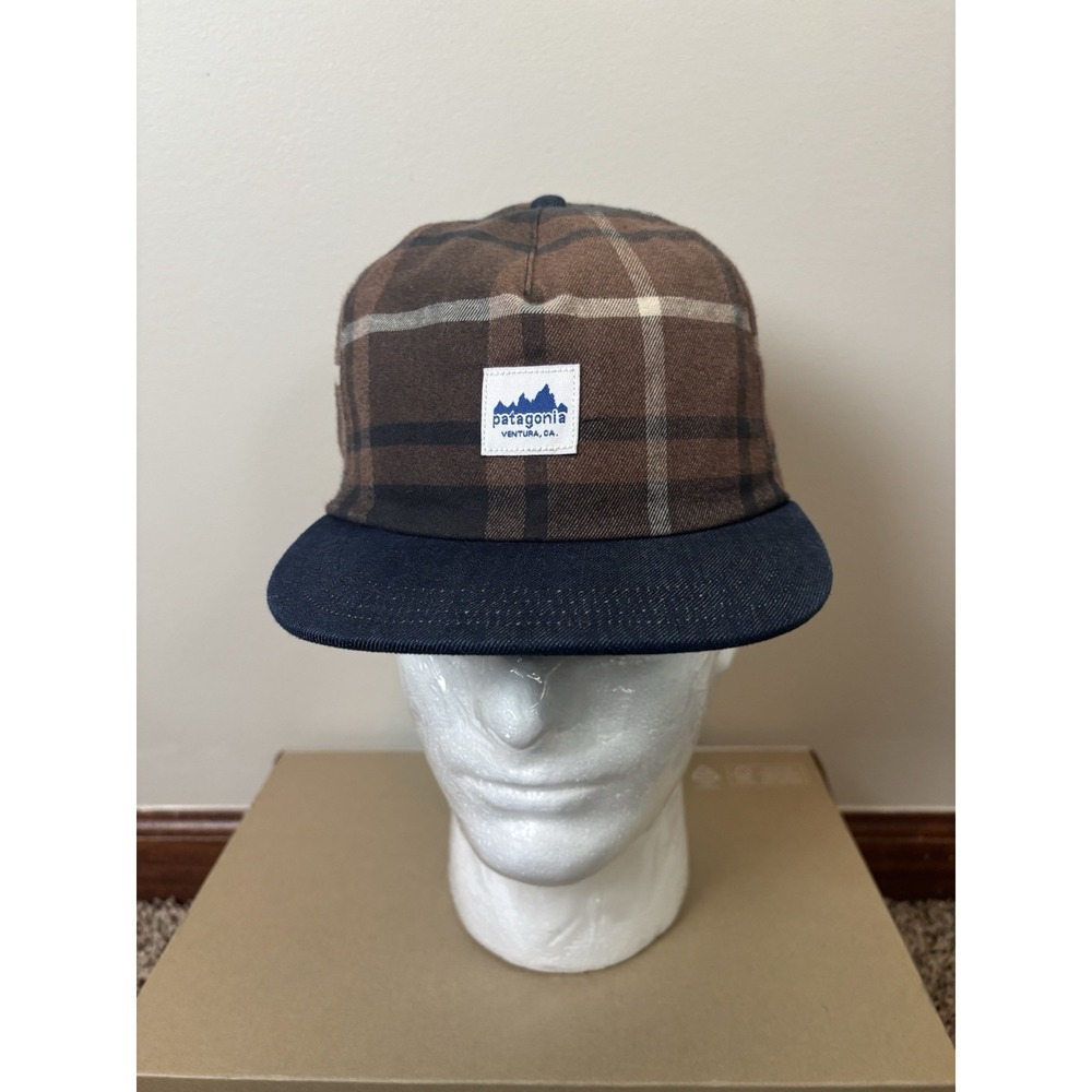 NWT Patagonia Adult Unisex Range Snapback Cap Hat Outdoor: Molasses Brown
